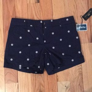 Navy blue boat shorts